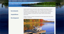 Desktop Screenshot of lakesidecapital.com